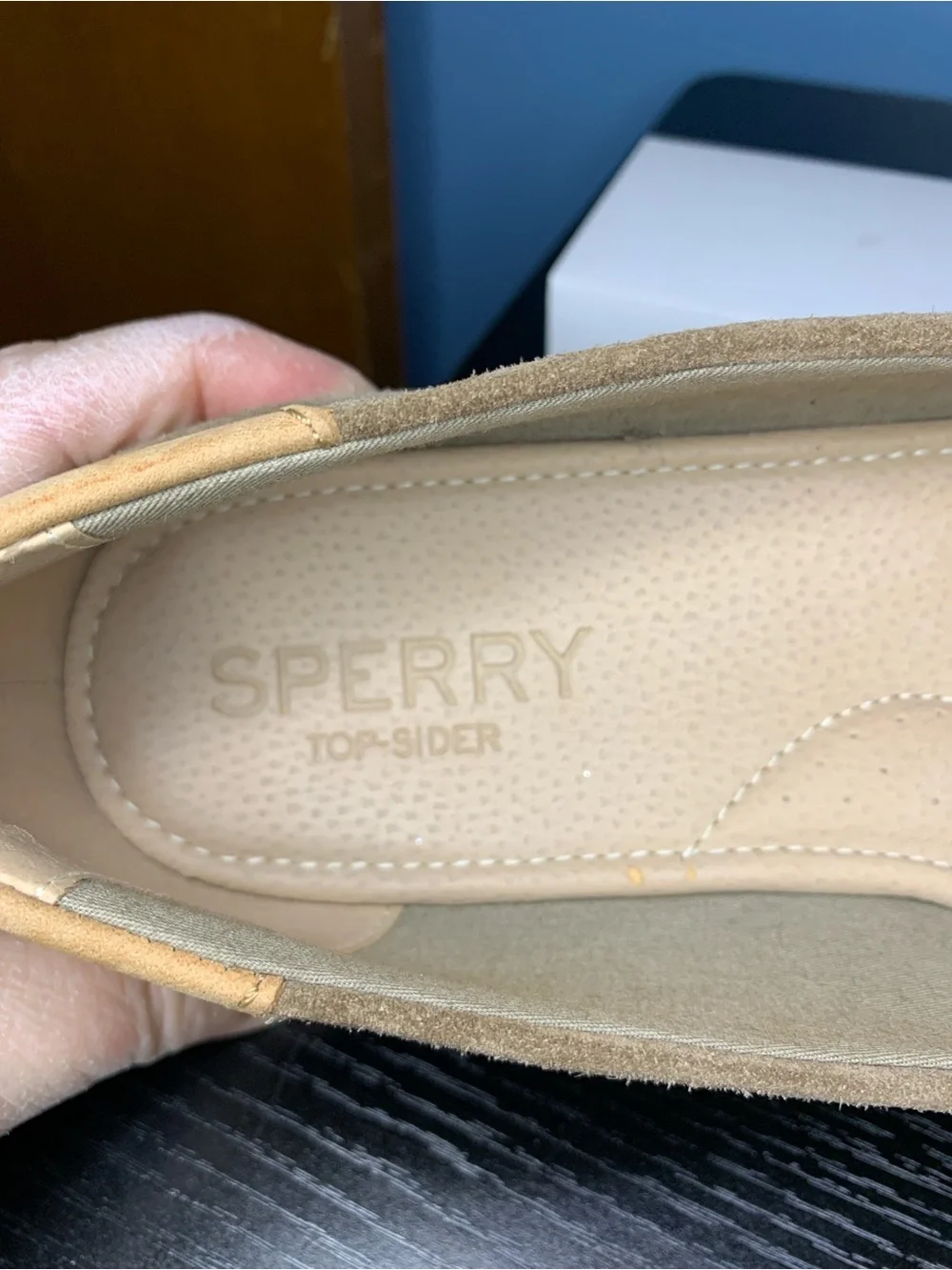 Sperry Women's Taupe Suede Moccasin Loafers